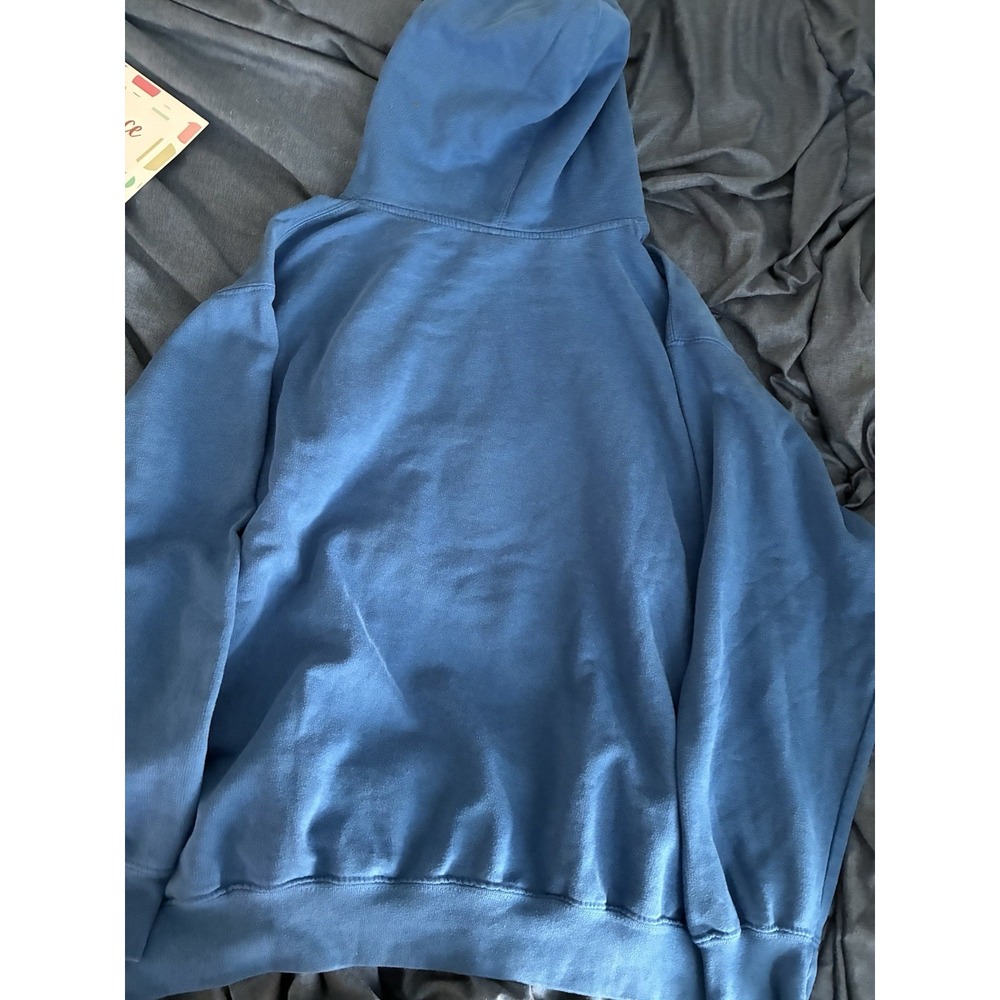 Chicago Cubs Hoodie Mens Medium Blue Pullover Sweatshirt Y2K 2001 - Picture 5 of 5